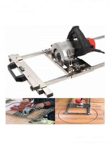 Electric Circular Saw Cutting Board Silver
