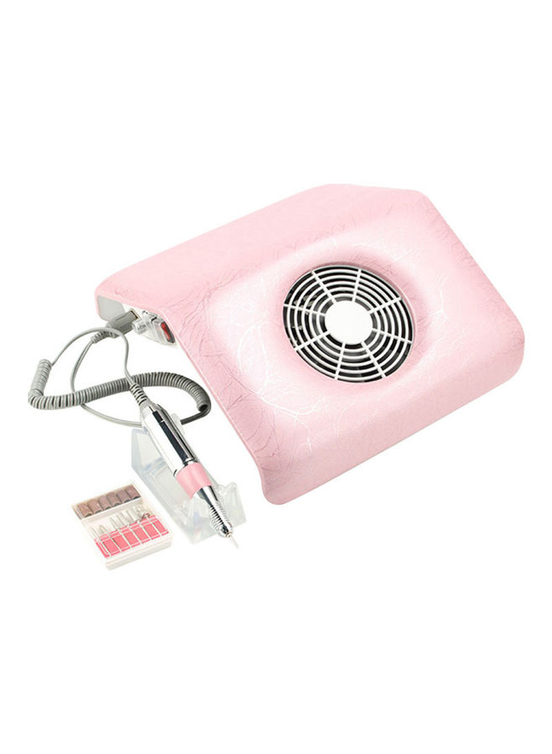 2 In 1 Nail Dust Collector Kit Pink