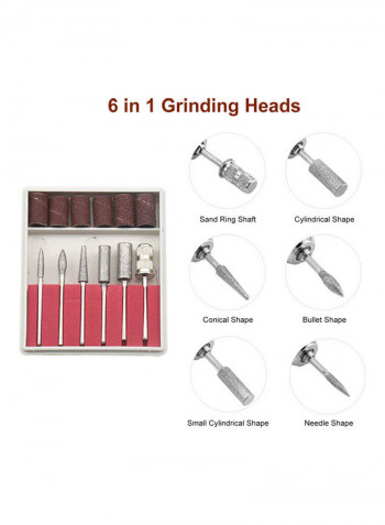 2 In 1 Nail Dust Collector Kit White