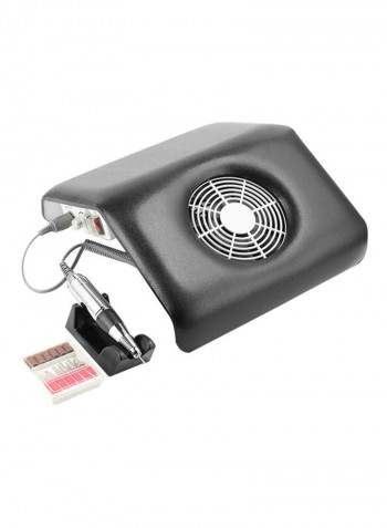 2 In 1 Nail Dust Collector Kit Black