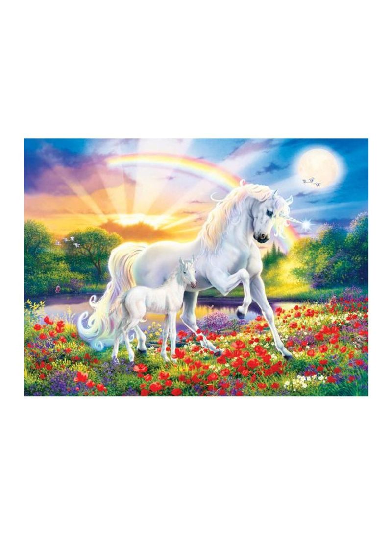 300-Piece Glow In The Dark Bedtime Stories Unicorns Jigsaw Puzzle 31853