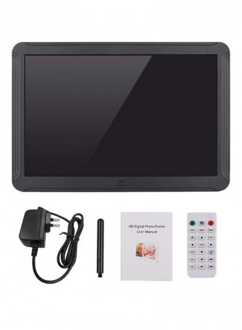 Electronic Led Digital Photo Frame Album Kit 8inch Black