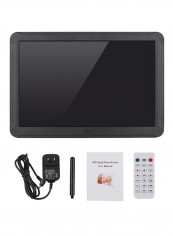 Electronic Led Digital Photo Frame Album Kit 8inch Black