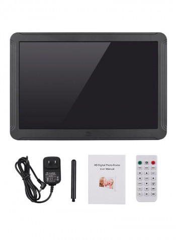 Electronic Led Digital Photo Frame Album Kit 8inch Black