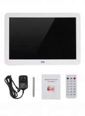 Electronic Led Digital Photo Frame Album Kit 8inch White