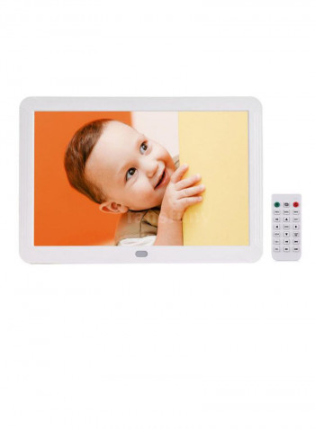 Electronic Led Digital Photo Frame Album Kit 8inch White