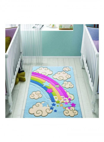 Rainbow Printed Carpet 150x100x0.9centimeter